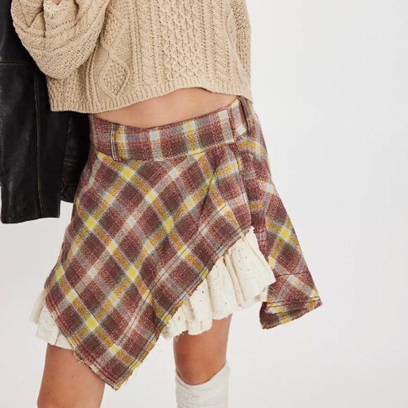 Free People Country Belle Mini Skirt - Picture 2 of 5